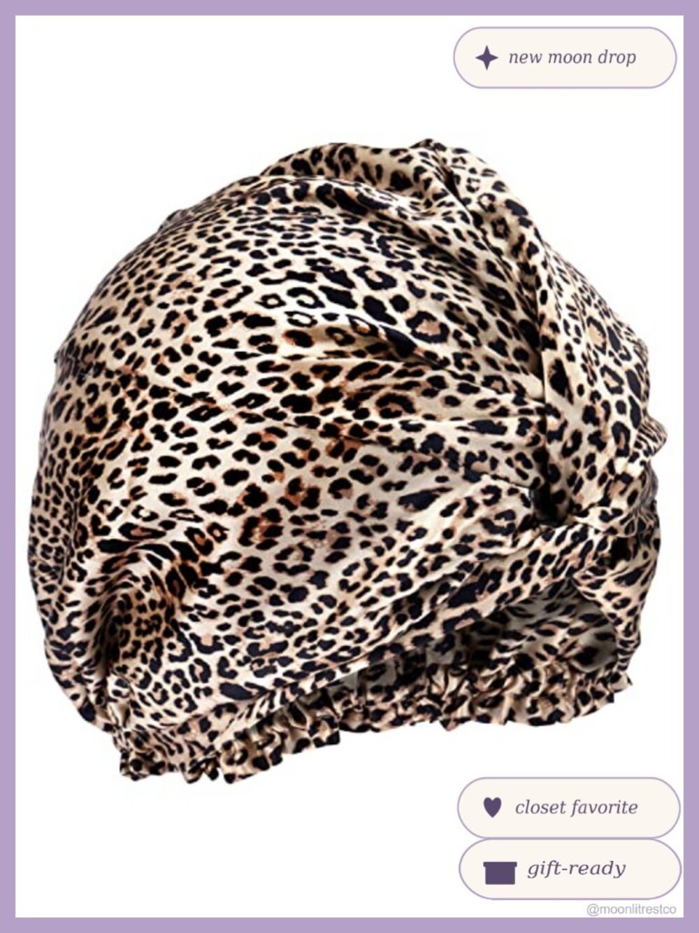 100% Pure Mulberry Silk Bonnet for Sleeping Curly Hair 22 Momme 6A Grade Hair